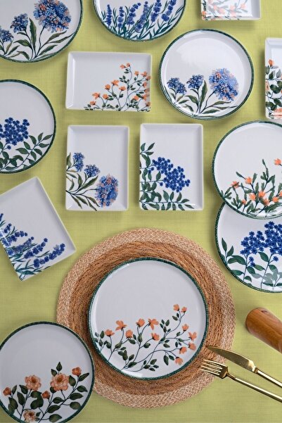 Porland Flower Garden Karma Ikram Ve Kahvaltı Takımı 18 Parça 04ppo000225