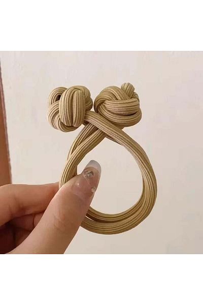 So Much Accesories New Model Large Size - Tight Elastic Buckle Milk Coffee