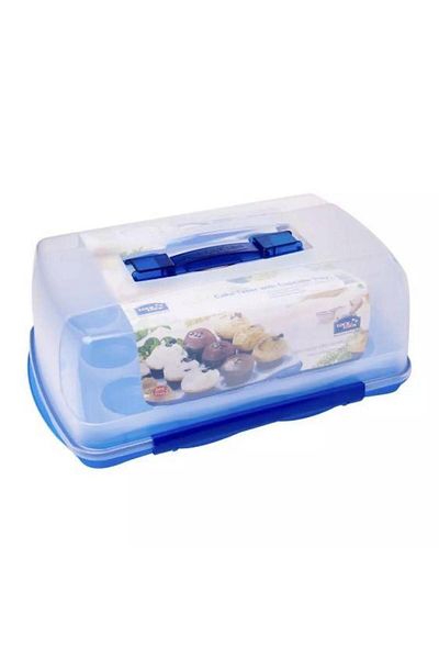 Lock & Lock Cake Storage Box (WITH COVER CAKE TRAY) | 6 PC