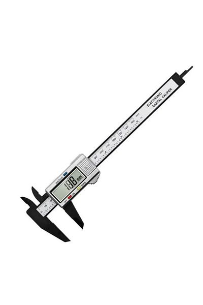 Choice 1PCS Plastic Vernier Caliper Digital Display Caliper Mini Text Play Caliper Student Vernier Ruler...