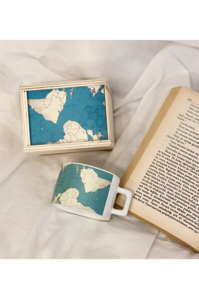 Gift Moda Travel Tasarımlı Kutulu Kupa