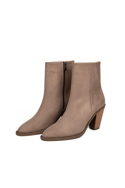 LA PASSION Women's Imported Suede Zippered Boots