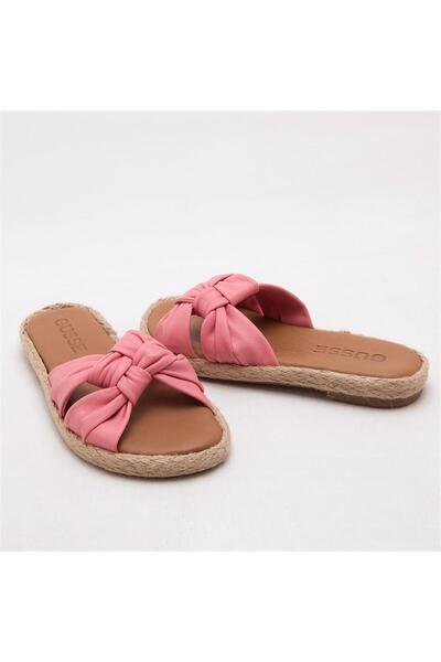 Gusse Παντόφλες Cassandra Γυναικείες Παντόφλες από Γνήσιο Δέρμα Espadrille 219735