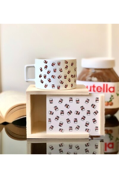 Gift Moda كوب بتصميم نوتيلا