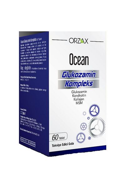 Ocean Glucosamine Complex 60 Tablets Food Supplement Containing Glucosamine, Chondroitin, Collagen MSM