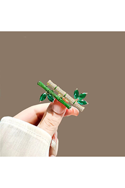 begüm jewelery BAMBU ŞEKİLLİ TASARIM BROŞ