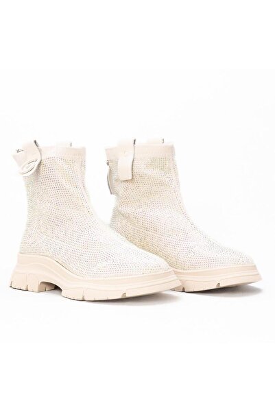 Guja Γυναικείες μπότες Stoned Glittery Scuba Fashion 24K442