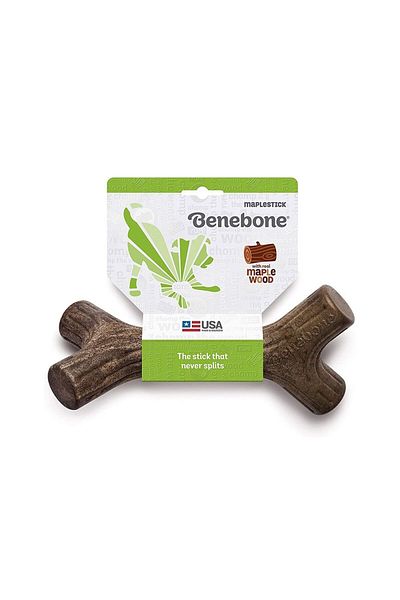Benebone Small Brown Maple Wood Stick Chew Toy for Dogs (Up to 13kg)