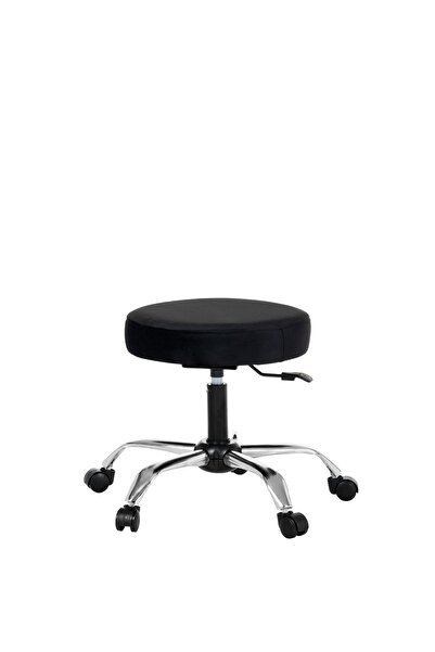 MARKAELZ Krom Ayakli 360 Derece Dönen Tabure