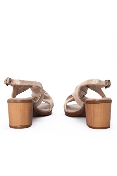 Gusse Diandra 2213 - Genuine Leather Women's Heeled Sandals