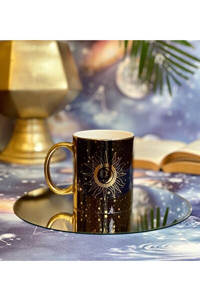 Gift Moda كوب ذهبي بتصميم التارو