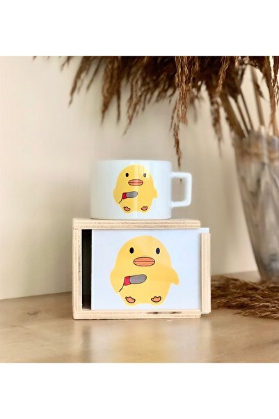 Gift Moda Civciv Tasarımlı Kutulu Kupa