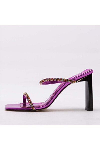 Gusse Estee Γυναικείες Παντόφλες Βραδινό Φόρεμα με Πέτρα 1300