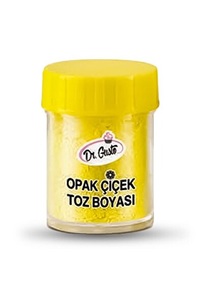 Dr. Gusto ÇİÇEK BOYASI OPAK LİMON SARISI (5 GR)
