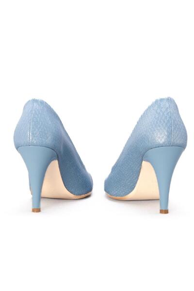 Gusse Luna Kadın Kroko Baskı Stiletto Ayakkabı 159