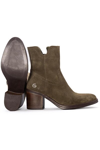 Gusse Γυναικείες μπότες από γνήσιο δέρμα σουέτ Annaderna 444100-2