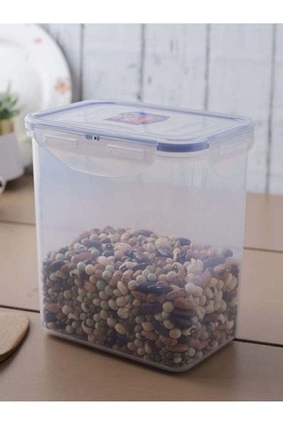Lock & Lock Durable Plastic Food Container, 6.5 ml Capacity | 3 PC