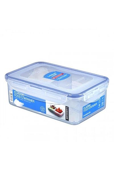 Lock & Lock Rectangular Short Food Container 800ml | 6 PC