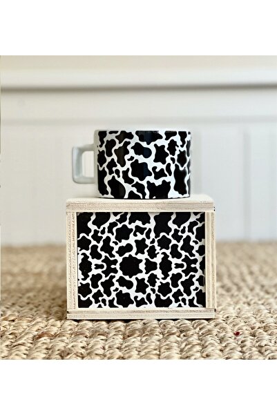 Gift Moda İnek Tasarımlı Kutulu Kupa