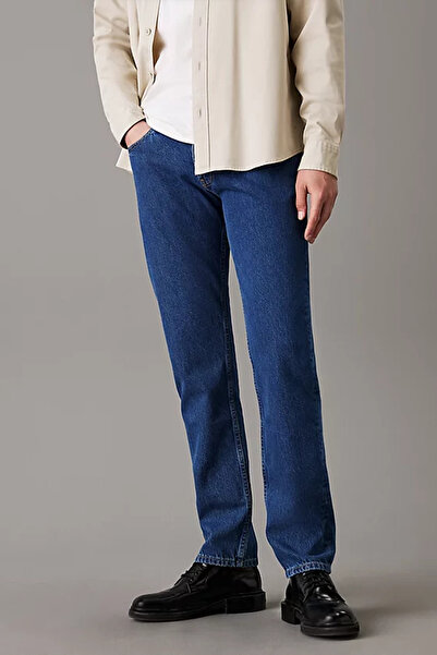 Calvin Klein Erkek SLIM STRAIGHT Jean Pantolon - Denim