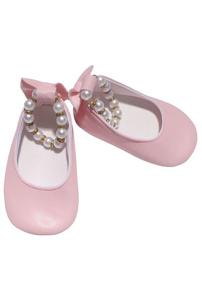 bebegen Baby Girl Pink Pearl Bracelet Shoes