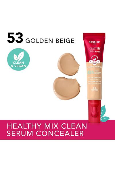 Bourjois ourjois Healthy Mix 2-in-1Serum Concealer Smooths Fine Lines and Wrinkles Golden Beige13ml(0.44 oz)