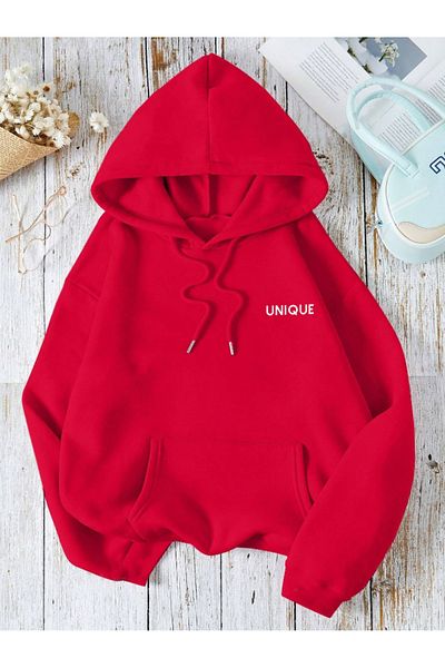 Moda Glo Hanorac cu glugă supradimensionat din bumbac, unisex, pentru bărbați/femei