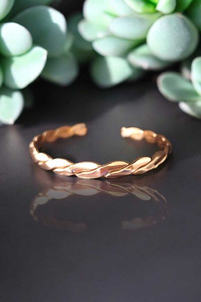 Öze Aksesuar 100% Pure Copper Bracelet Braided Model Bracelet