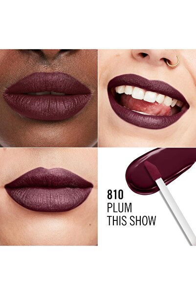 Rimmel Lasting Mega Matte Liquid Lipstick - 810 - Plum this Show, 7.4ml