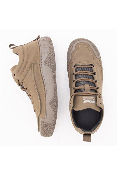 Gusse Ανδρικά δερμάτινα παπούτσια Clemens Khaki 18549