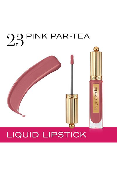 Bourjois Rouge Velvet Ink Liquid Lipstick - 23 - Pink Par-tea, 3.5ml