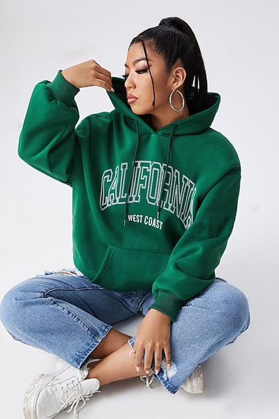 Moda Glo Φούτερ California Printed Oversize