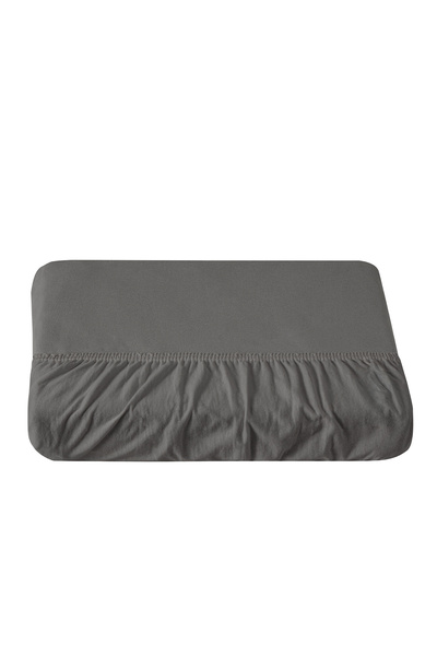 Puffy Feel Penye Lastikli Çarşaf - Antrasit