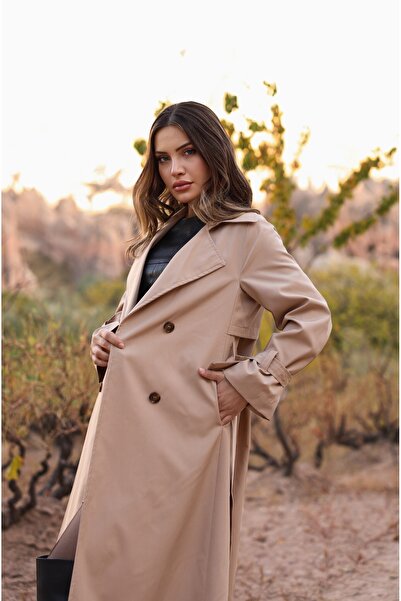 SahraAfra Parrot Oversize Trençkot