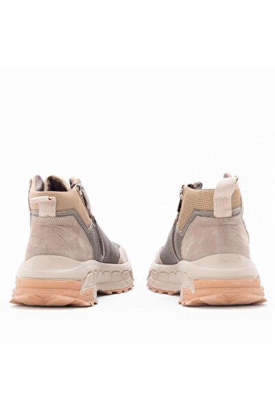 Gusse Connell Men's Mid High Genuine Leather Sneaker Boots 18150