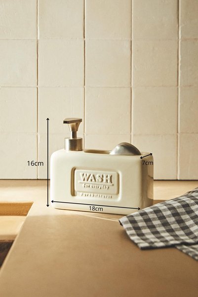 Perotti Ashley Black Liquid Soap Dispenser 750 ml