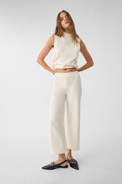 Stradivarius Flowing knit trousers