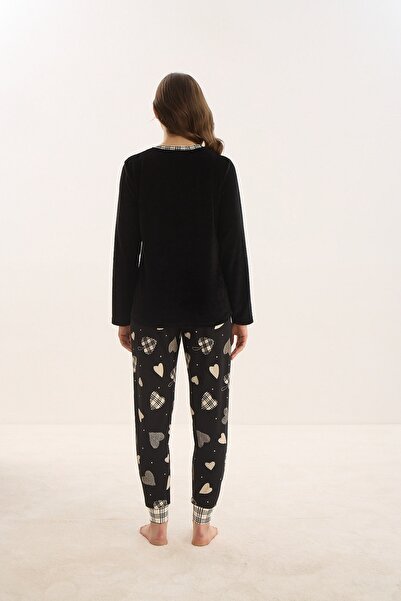 Sevim 16137 NAKIŞLI PİJAMA TAKIM