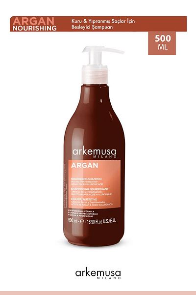 Arkemusa Nourishing Shampoo - Nourishing Shampoo for Dry and Damaged Hair 500 ml