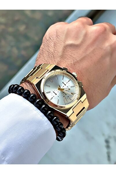 Tisaati Luxury Custom Design Limited Edition Series Metal Band Men's Wrist Watch-With Bracelet Gift