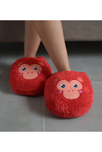 Pandamkee Pabtex Cute Animal Patterned Casual Size Plush Slippers