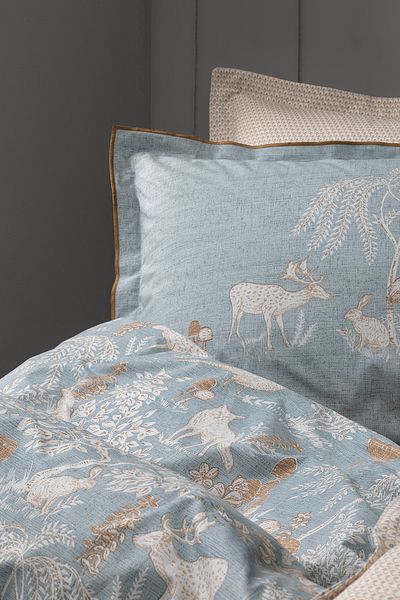 Yataş Sandro Oversize Randorce Duvet Cover Set - Mint