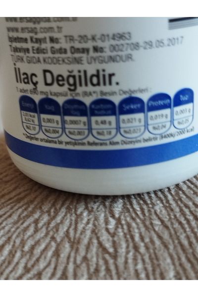 Ersağ Ersağ Probiotic Microorganism and Ascophyllum Nodosum (30 Capsules)