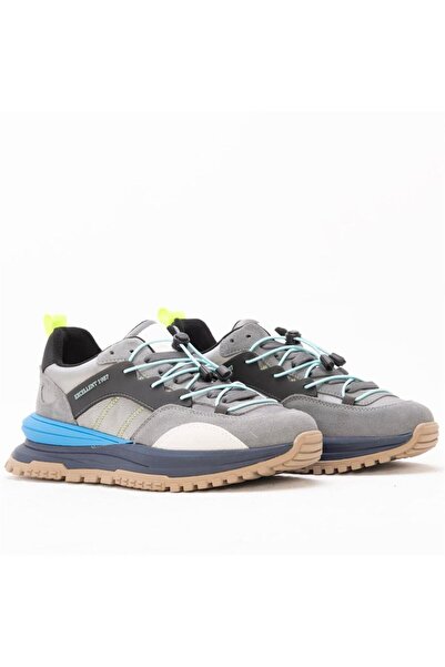 Gusse Ανδρικά δερμάτινα παπούτσια αθλητικά παπούτσια από δέρμα Nubuck Khaki 18270