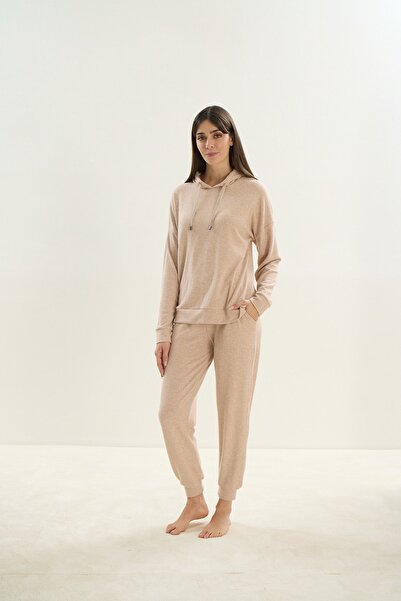 Sevim 15996  KAPÜŞONLU EŞOFMAN TAKIM