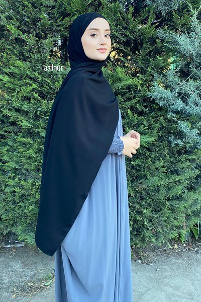 ASİLNUR Black Vera Shawl