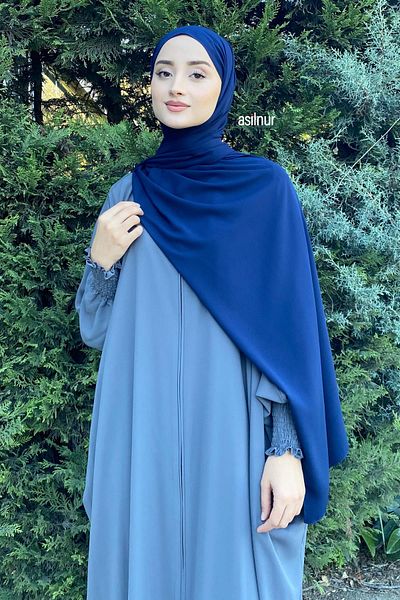 ASİLNUR Σάλι Navy Blue Vera