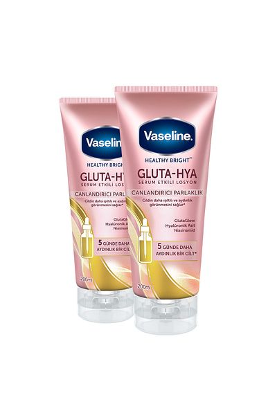Vaseline مصل جلوتا هاي - 200 مل × 2 لوشن منعش للجسم