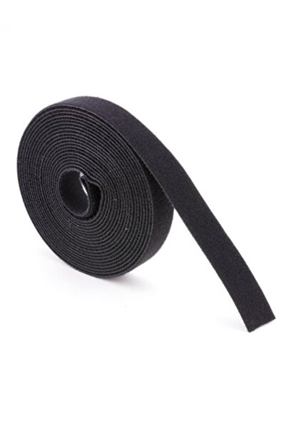 BANT EVİ Kablo Toplama Cırtı Siyah 1 Metre Çift Taraflı Cırt Cırt Bant Kablo ...