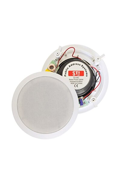 STİ Sti Cs-06 Alçıpan Tavan Hoparlörü 3-6 Watt / 100v Trafolu / 8 Ohm